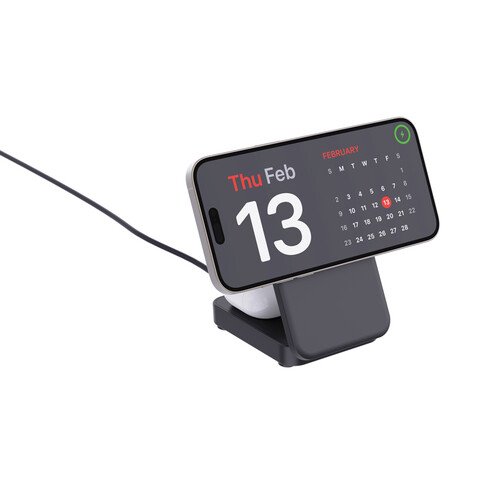 Urban Vitamin Arcadia 15W 3in1 Magnet-Charger aus RCS rABS schwarz bedrucken, Art.-Nr. P309.5101