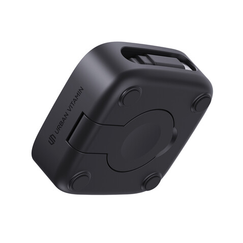 Urban Vitamin Goleta 2-in-1 15W Magnetic Wireless Charger schwarz bedrucken, Art.-Nr. P309.5301