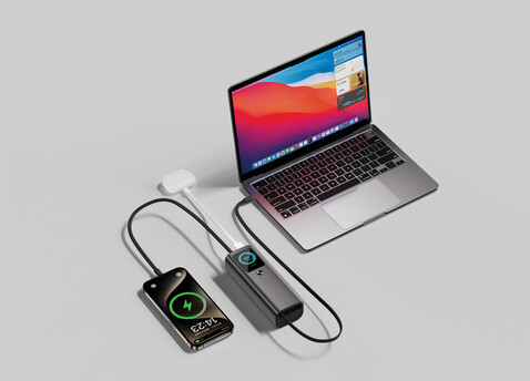 Urban Vitamin Stanford 165W 20.000mAh Powerbank grau bedrucken, Art.-Nr. P322.7802