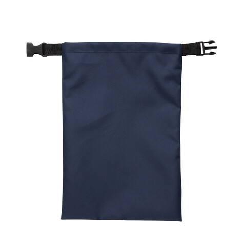 Snackstrap faltbarer Lunchbag aus AWARE™ rPET 30 x 20cm navy blau bedrucken, Art.-Nr. P422.5525