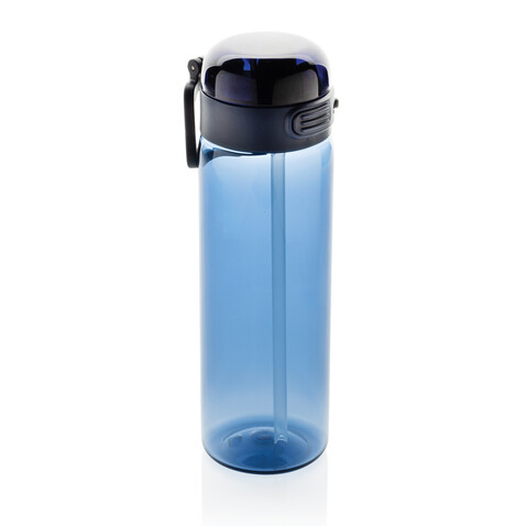 Sip&#039;nLock RCS rPET auslaufsichere Sport-Trinkflasche 800ml navy blau bedrucken, Art.-Nr. P437.7025