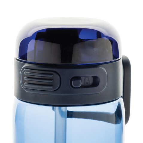 Sip&#039;nLock RCS rPET auslaufsichere Sport-Trinkflasche 800ml navy blau bedrucken, Art.-Nr. P437.7025