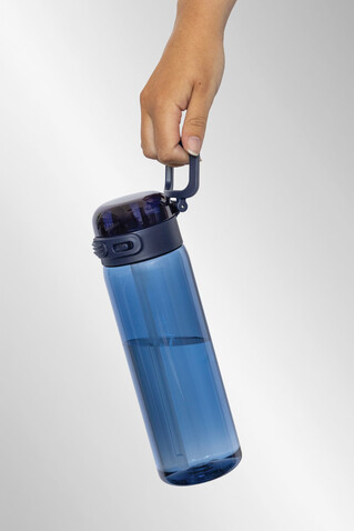 Sip&#039;nLock RCS rPET auslaufsichere Sport-Trinkflasche 800ml navy blau bedrucken, Art.-Nr. P437.7025