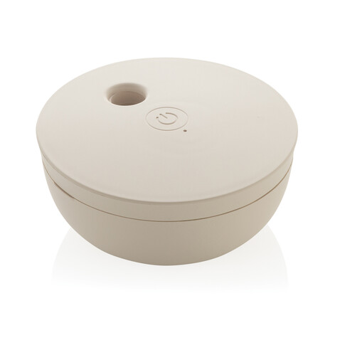 Breevia aufladbarer schwimmender Luftbefeuchter aus RCS rABS beige bedrucken, Art.-Nr. P457.0219