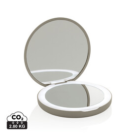 Lumora aufladbarer RCS LED Make-Up-Spiegel beige bedrucken, Art.-Nr. P457.0319 Lumora aufladbarer RCS LED Make-Up-Spiegel beige bedrucken, Art.-Nr. P457.0319