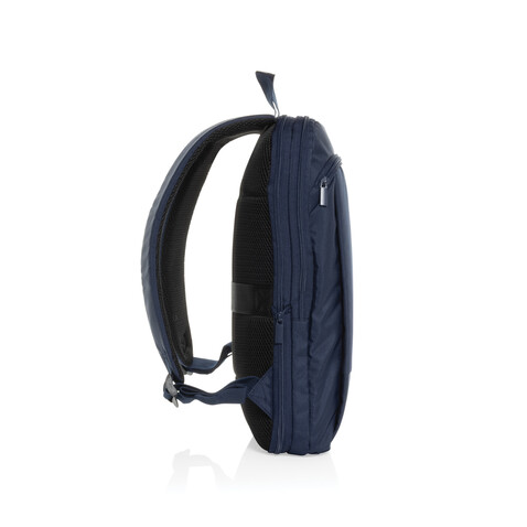 Flexpack Aware™ Expandable Slim RPET 15,6&quot; Laptop-Rucksack navy blau bedrucken, Art.-Nr. P763.4925