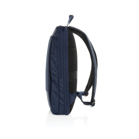 Flexpack Aware™ Expandable Slim RPET 15,6&quot; Laptop-Rucksack navy blau bedrucken, Art.-Nr. P763.4925