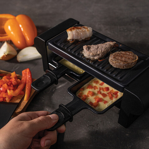 BOSKA Gourmet Raclette Mini schwarz bedrucken, Art.-Nr. RB851100