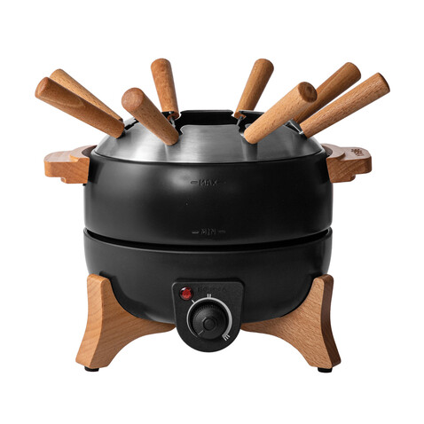 BOSKA electrisches Party Fondue Set - 2.3L (EU Type F) schwarz bedrucken, Art.-Nr. RB853570