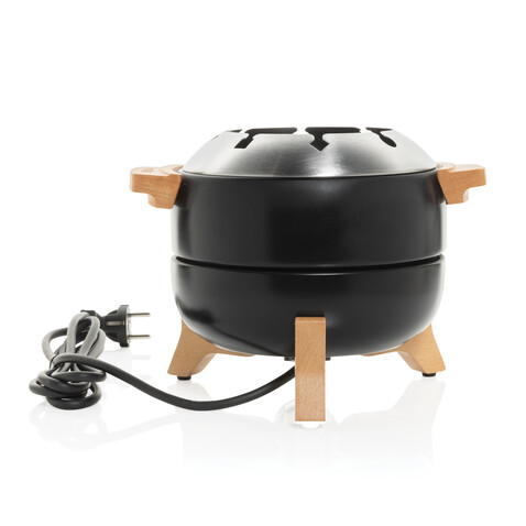 BOSKA electrisches Party Fondue Set - 2.3L (EU Type F) schwarz bedrucken, Art.-Nr. RB853570