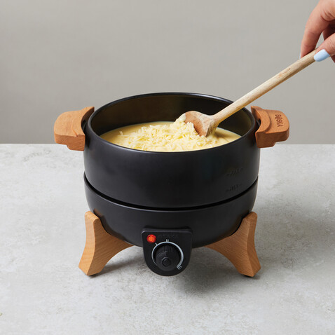 BOSKA electrisches Party Fondue Set - 2.3L (EU Type F) schwarz bedrucken, Art.-Nr. RB853570