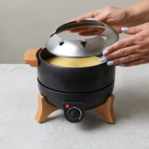 BOSKA electrisches Party Fondue Set - 2.3L (EU Type F) schwarz bedrucken, Art.-Nr. RB853570