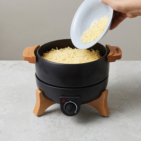BOSKA electrisches Party Fondue Set - 2.3L (EU Type F) schwarz bedrucken, Art.-Nr. RB853570