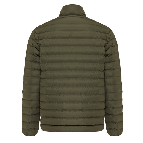 IQONIQ Maiko Herren Steppjacke aus recyceltem Polyester khaki bedrucken, Art.-Nr. T1703.020.XXXL