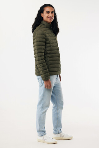 IQONIQ Maiko Herren Steppjacke aus recyceltem Polyester khaki bedrucken, Art.-Nr. T1703.020.XXXL