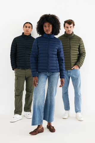IQONIQ Maiko Herren Steppjacke aus recyceltem Polyester khaki bedrucken, Art.-Nr. T1703.020.XXXL