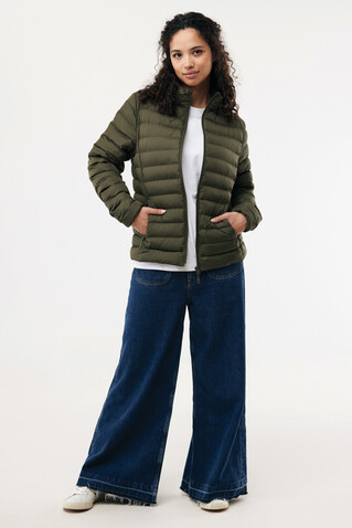 IQONIQ Maiko Damen Steppjacke aus recyceltem Polyester khaki bedrucken, Art.-Nr. T4703.020.XXS