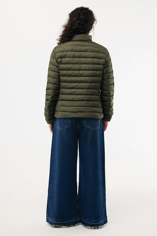 IQONIQ Maiko Damen Steppjacke aus recyceltem Polyester khaki bedrucken, Art.-Nr. T4703.020.XXS
