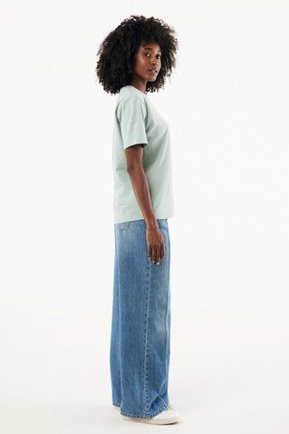IQONIQ Nikko Heavyweight T-Shirt aus recycelter Baumwolle Iceberg green bedrucken, Art.-Nr. T9106.023.XXXL