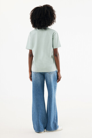 IQONIQ Nikko Heavyweight T-Shirt aus recycelter Baumwolle Iceberg green bedrucken, Art.-Nr. T9106.023.XXXL