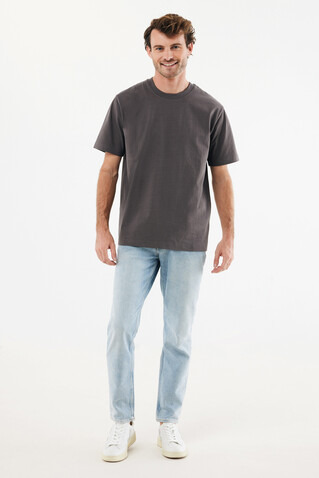 IQONIQ Nikko Heavyweight T-Shirt aus recycelter Baumwolle anthrazit bedrucken, Art.-Nr. T9106.019.L IQONIQ Nikko Heavyweight T-Shirt aus recycelter Baumwolle anthrazit bedrucken, Art.-Nr. T9106.019.L