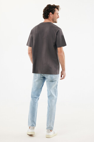IQONIQ Nikko Heavyweight T-Shirt aus recycelter Baumwolle anthrazit bedrucken, Art.-Nr. T9106.019.L IQONIQ Nikko Heavyweight T-Shirt aus recycelter Baumwolle anthrazit bedrucken, Art.-Nr. T9106.019.L