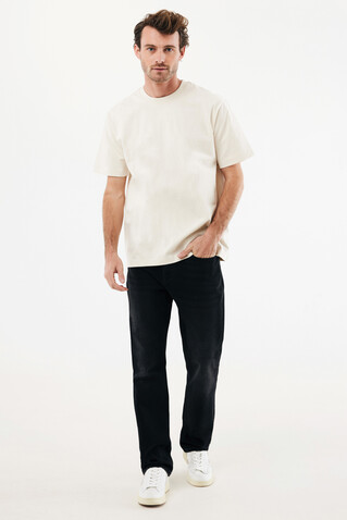 IQONIQ Nikko Heavyweight T-Shirt aus recycelter Baumwolle natural raw bedrucken, Art.-Nr. T9106.018.L