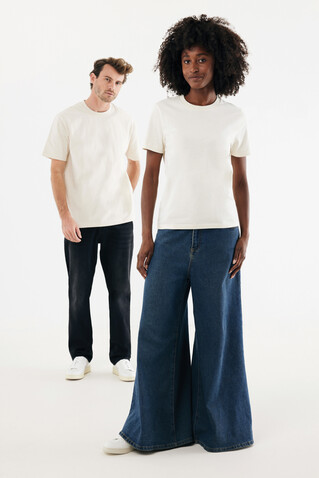 IQONIQ Nikko Heavyweight T-Shirt aus recycelter Baumwolle natural raw bedrucken, Art.-Nr. T9106.018.L