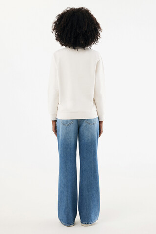 IQONIQ Elgon Quarter-Zip-Sweater aus rec. Baumwolle ivory white bedrucken, Art.-Nr. T9601.040.XXXL