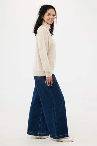 IQONIQ Elgon Quarter-Zip-Sweater aus rec. Baumwolle desert bedrucken, Art.-Nr. T9601.006.XL