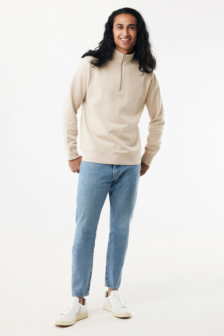 IQONIQ Elgon Quarter-Zip-Sweater aus rec. Baumwolle desert bedrucken, Art.-Nr. T9601.006.XL