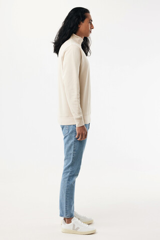 IQONIQ Elgon Quarter-Zip-Sweater aus rec. Baumwolle desert bedrucken, Art.-Nr. T9601.006.XL