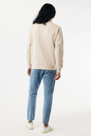 IQONIQ Elgon Quarter-Zip-Sweater aus rec. Baumwolle desert bedrucken, Art.-Nr. T9601.006.XL