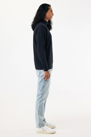 IQONIQ Elgon Quarter-Zip-Sweater aus rec. Baumwolle schwarz bedrucken, Art.-Nr. T9601.001.XS IQONIQ Elgon Quarter-Zip-Sweater aus rec. Baumwolle schwarz bedrucken, Art.-Nr. T9601.001.XS
