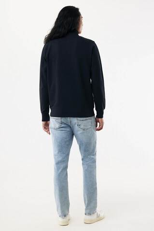 IQONIQ Elgon Quarter-Zip-Sweater aus rec. Baumwolle schwarz bedrucken, Art.-Nr. T9601.001.XS IQONIQ Elgon Quarter-Zip-Sweater aus rec. Baumwolle schwarz bedrucken, Art.-Nr. T9601.001.XS
