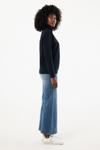 IQONIQ Elgon Quarter-Zip-Sweater aus rec. Baumwolle schwarz bedrucken, Art.-Nr. T9601.001.XS IQONIQ Elgon Quarter-Zip-Sweater aus rec. Baumwolle schwarz bedrucken, Art.-Nr. T9601.001.XS