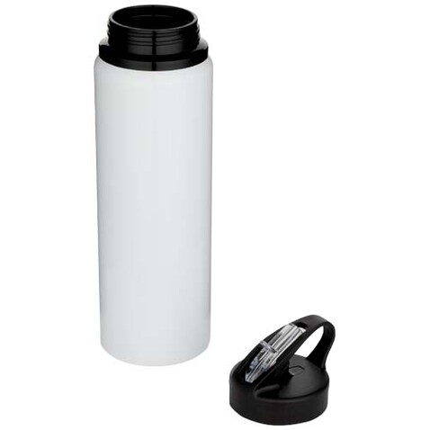 Fitz 800 ml RCS-zertifizierte, einwandige Trinkflasche aus recyceltem Edelstahl, weiss bedrucken, Art.-Nr. 10087001