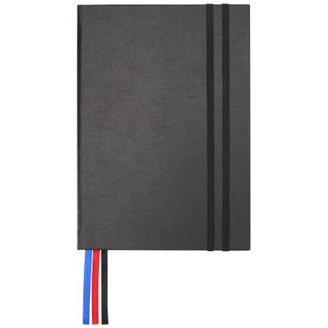 Alder A5 Hardcover Notizbuch, schwarz bedrucken, Art.-Nr. 10625790