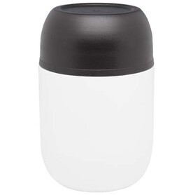 Supo 480 ml doppelwandiger Lunchpot aus recyceltem Edelstahl, weiss bedrucken, Art.-Nr. 11342101