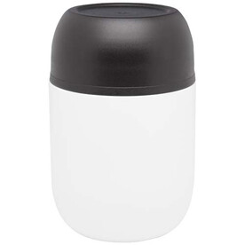 Supo 480 ml doppelwandiger Lunchpot aus recyceltem Edelstahl, weiss bedrucken, Art.-Nr. 11342101