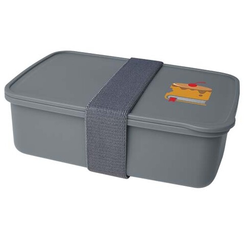 Dovi 800 ml Lunchbox, schiefergrau bedrucken, Art.-Nr. 11342382