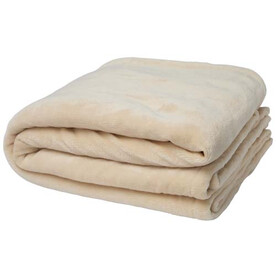 Ashen GRS-recycelte Sherpa Decke, Oatmeal bedrucken, Art.-Nr. 11351507