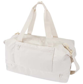 Trip Aware™ recycelte Reisetasche 42L, offwhite bedrucken, Art.-Nr. 12076302