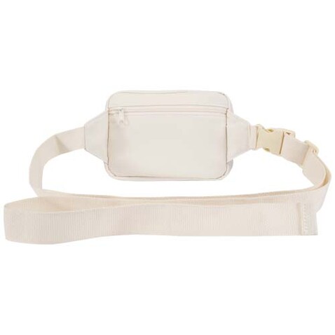 Trip Aware™ Recycelte Reisetasche mit Schultergurt 1 L, offwhite bedrucken, Art.-Nr. 12076402