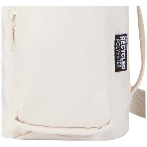 Trip Aware™ Recycelte Reisetasche für Flaschen 2 L, offwhite bedrucken, Art.-Nr. 12076502