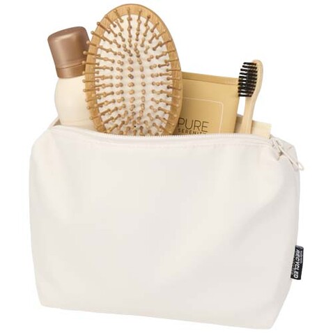Trip Aware™ Recycelter Reisekulturbeutel 2 L, offwhite bedrucken, Art.-Nr. 12076702
