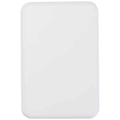 Acrab 15 W 5.000 mAh magnetische kabellose Powerbank mit 20 W PD aus recyceltem Kunststoff, weiss bedrucken, Art.-Nr. 12444101