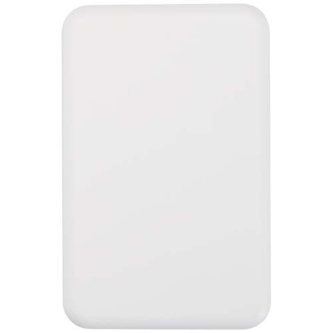 Acrab 15 W 10.000 mAh magnetische kabellose Powerbank mit 20 W PD aus recyceltem Kunststoff, weiss bedrucken, Art.-Nr. 12444201