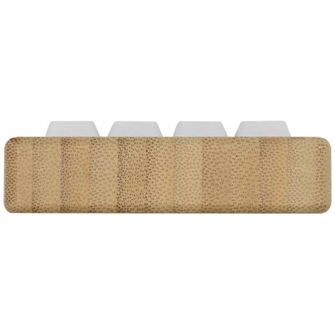 Algol Smartphonehalterung aus recyceltem Kunststoff mit Fidget-Toy mit Bambusdetails, holz bedrucken, Art.-Nr. 12446671