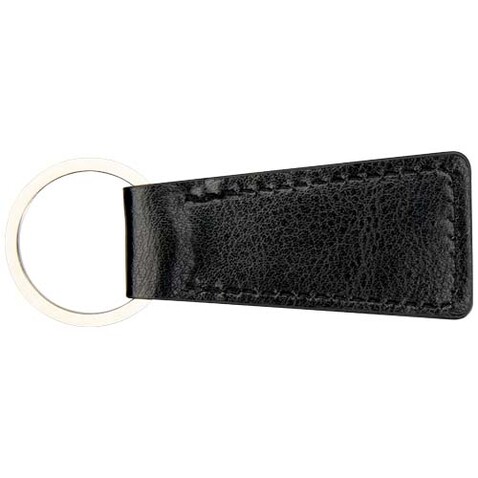 Puky Schlüsselanhänger aus recyceltem Kunststoff, schwarz bedrucken, Art.-Nr. 12634190